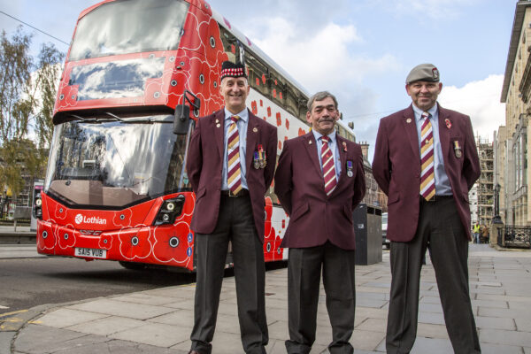 Veteran ties_Poppy Bus_Lothian Buses_061118